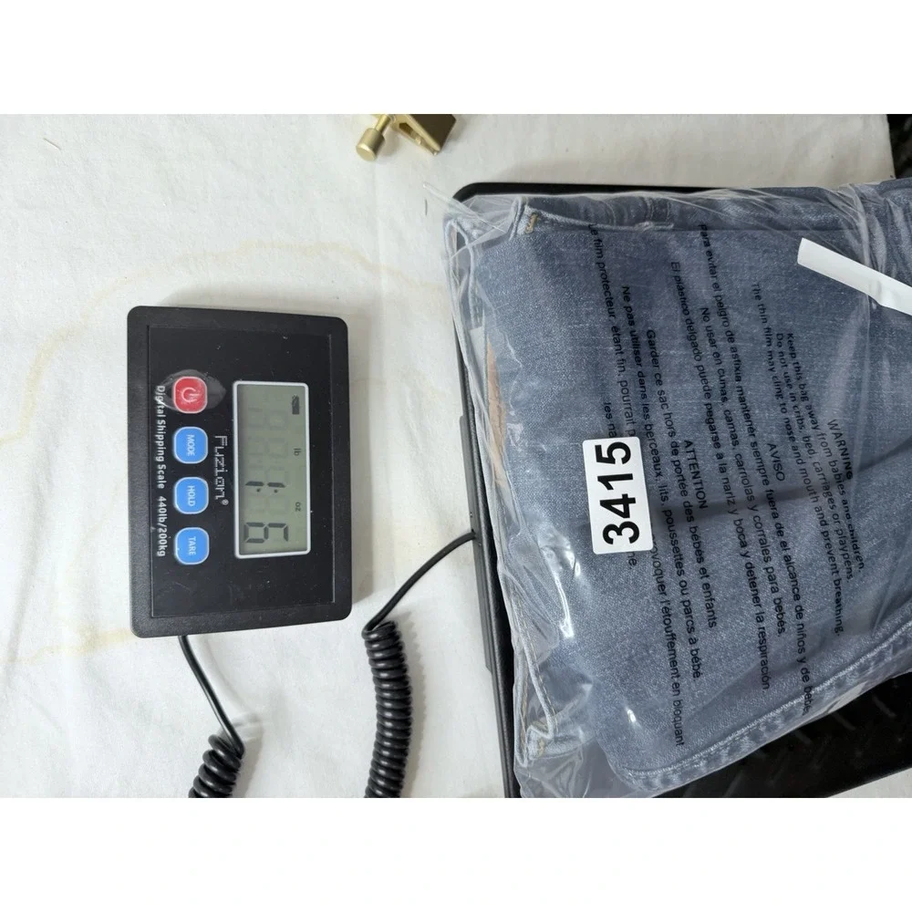 Levis 514 Jeans Mens 36x30 Blue Denim Straight Fit Medium Wash‎ Whiskered
